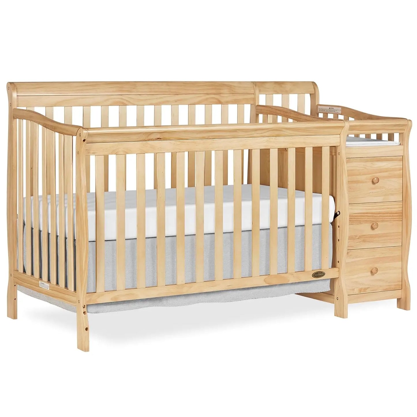5 In 1 Convertible Crib With Changer