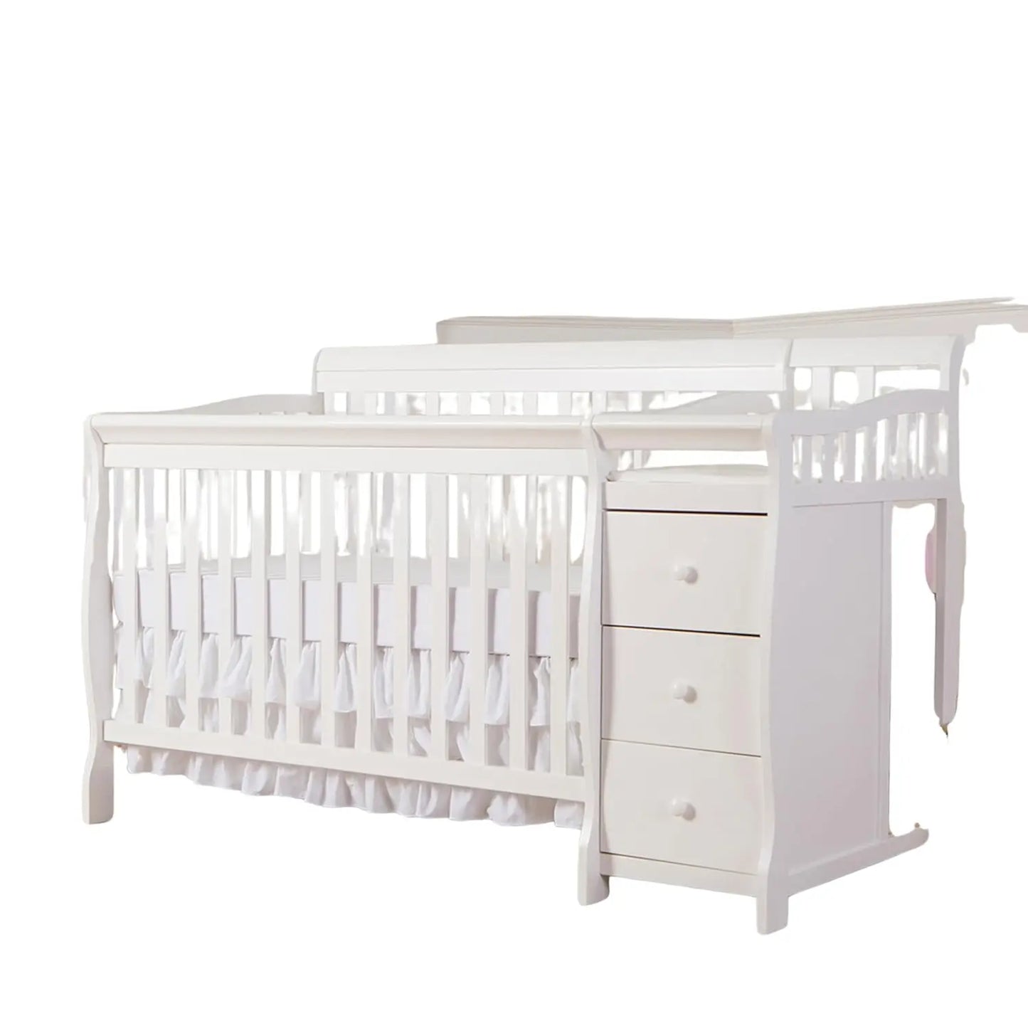 5 In 1 Convertible Crib With Changer