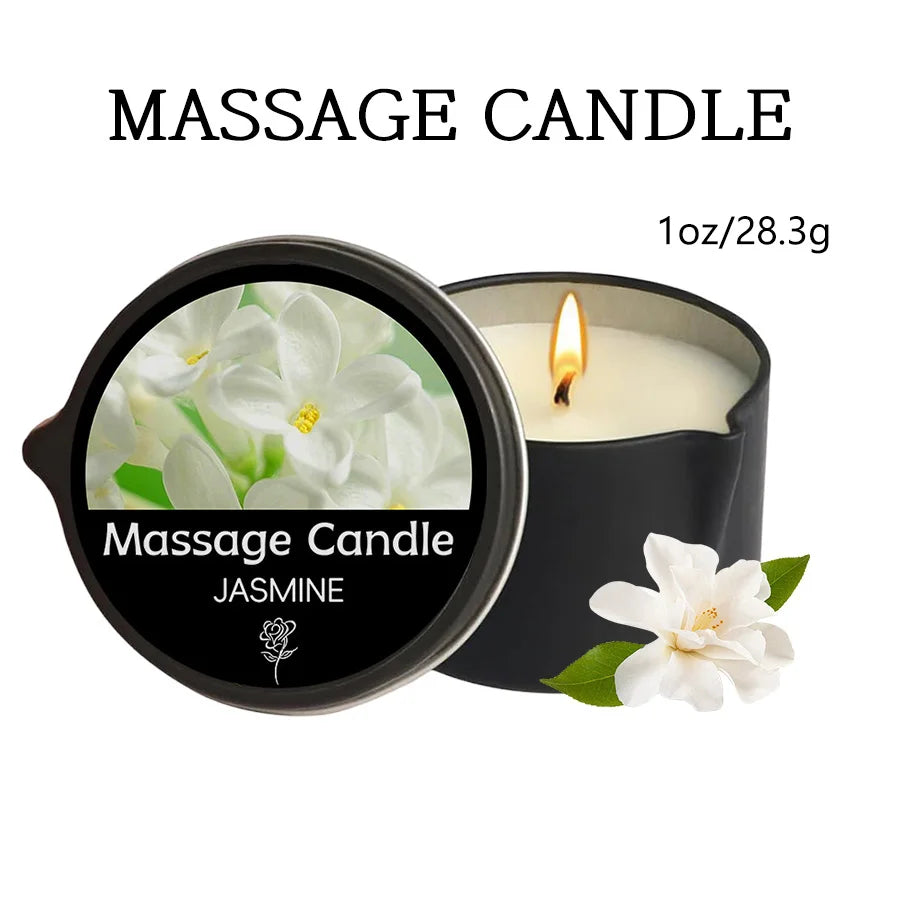 Sensual Massage Candle-Essential Oil- Six different scents