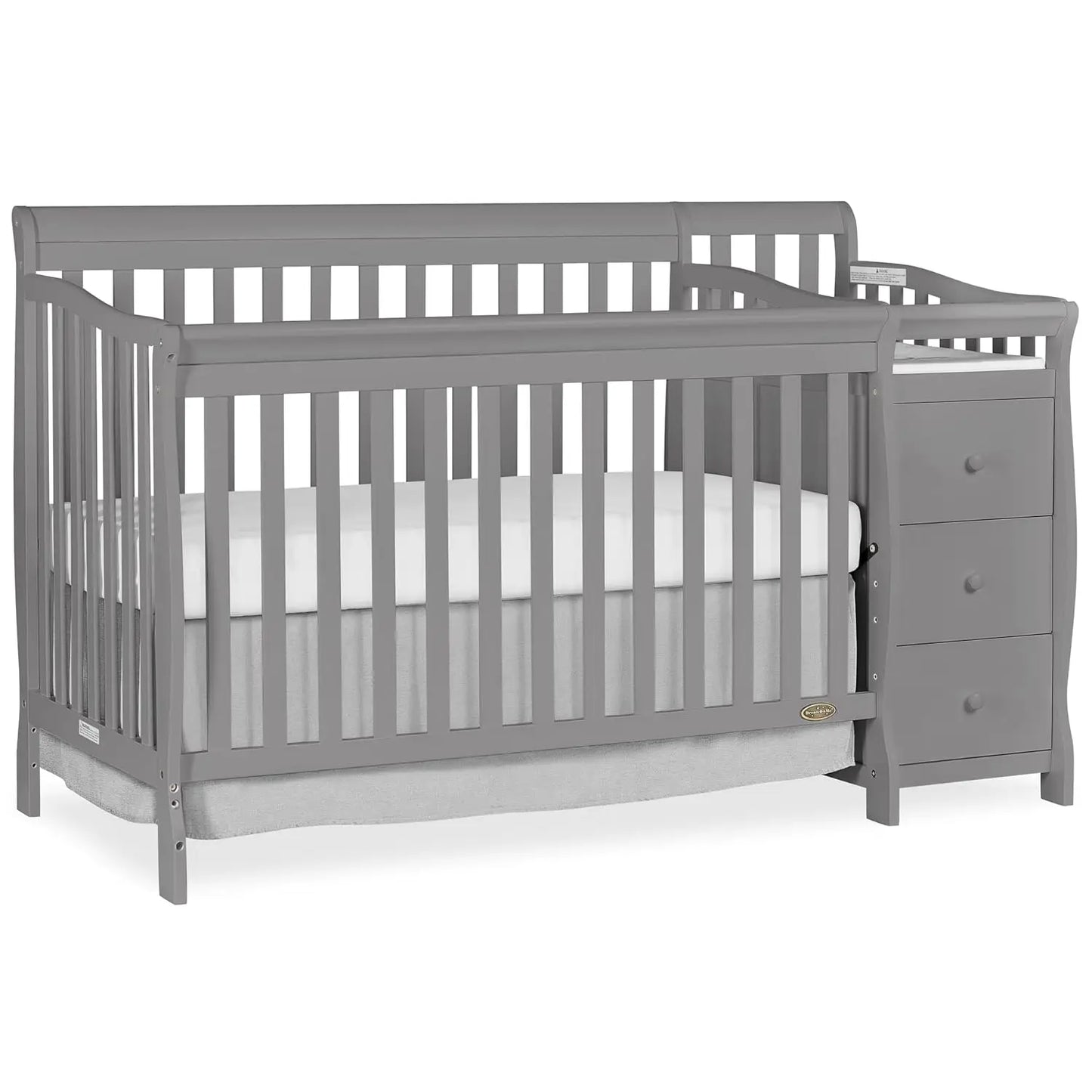 5 In 1 Convertible Crib With Changer