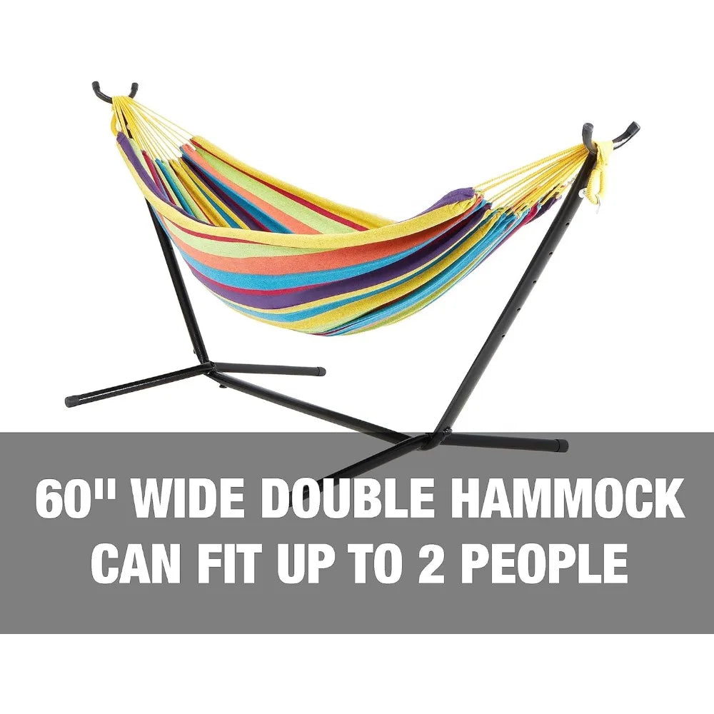 60'' Wide Hammock & Built-in Stand