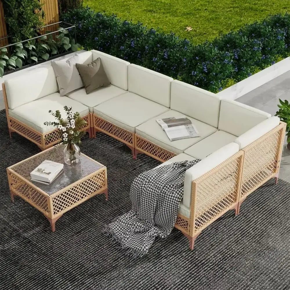 7 Piece Outdoor Patio Furniture Set
