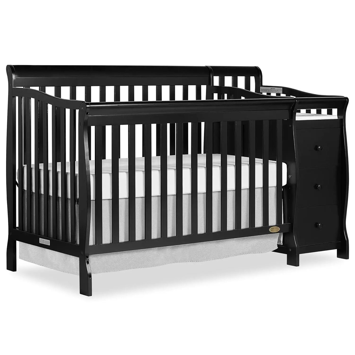 5 In 1 Convertible Crib With Changer