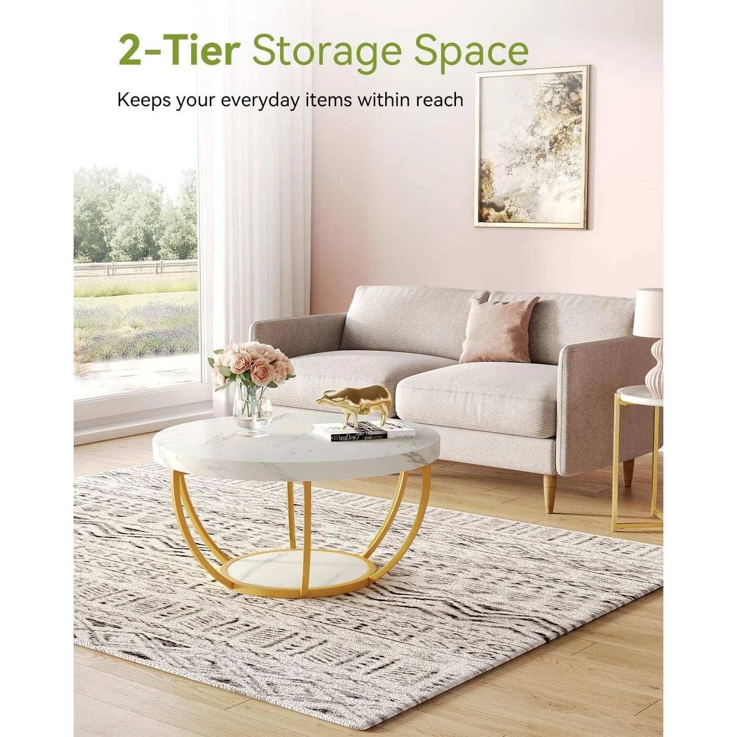 32" Modern Coffee Table