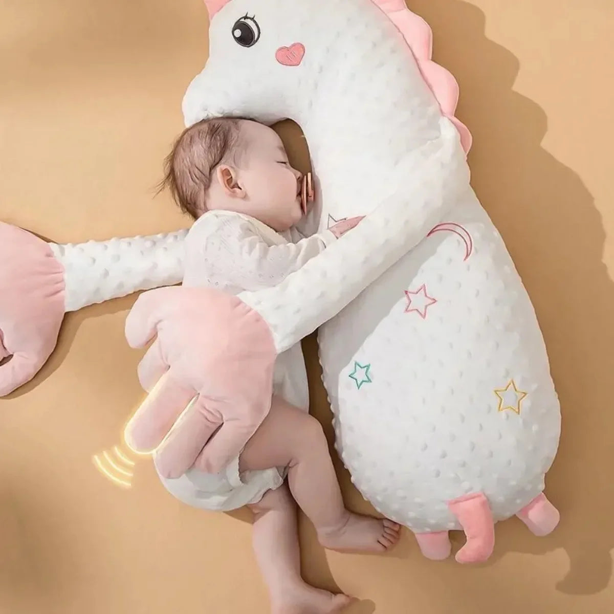 Baby Sleeping Pillow Patting Doll Soothing Electric Palm Baby Newborn Nursing Pillows Infant Calming Toy Cute Aid Sleep Pillow