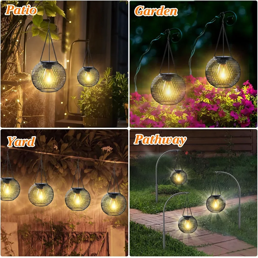 Hanging Solar Lanterns for Outside