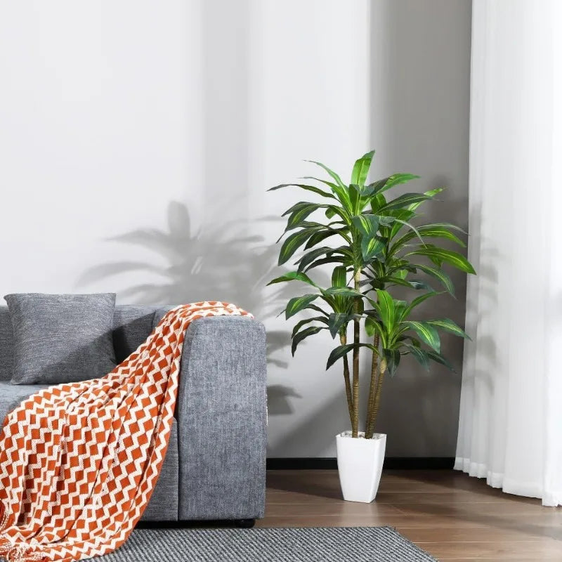Artificial Dracaena Tree with Planter