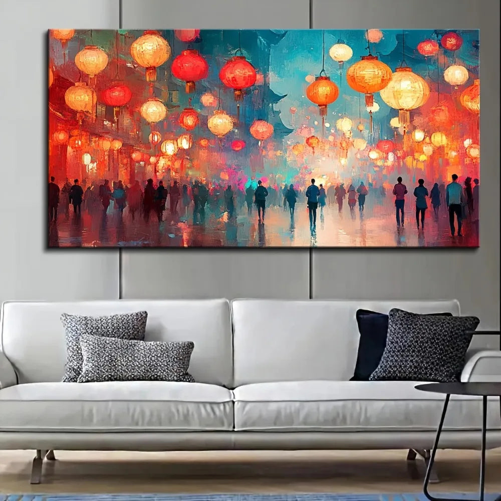 Art Deco Canvas Wall Art, 1.5" wood frame