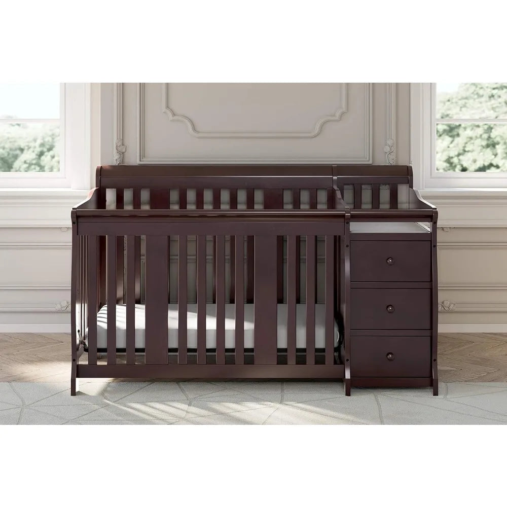5-in-1 Convertible Crib and Changer
