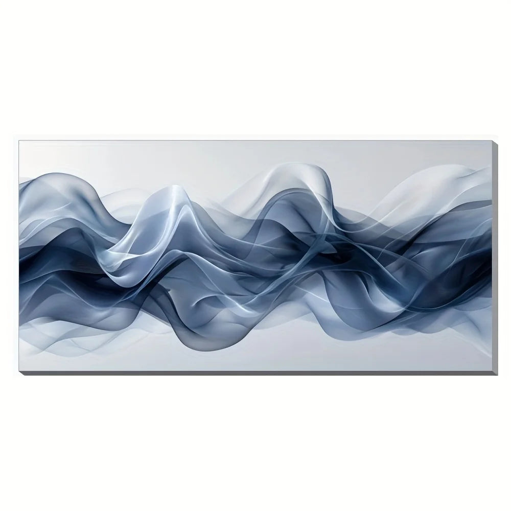 Art Deco Modern Abstract Wavy Canvas Wall Art
