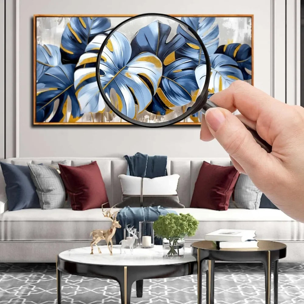 Banana Leaf Pictures Wall Art, Size 29"x 59"
