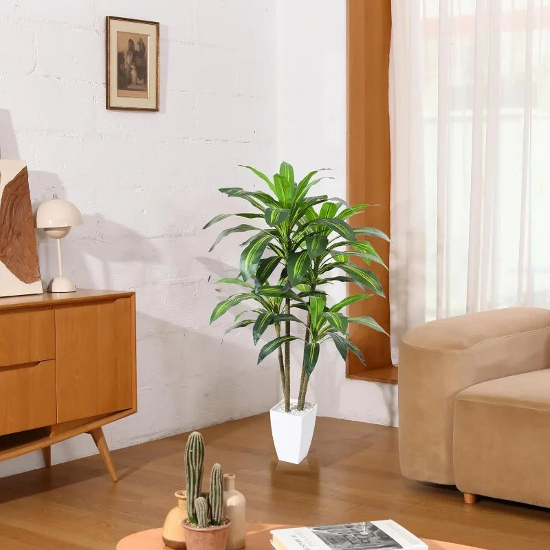 Artificial Dracaena Tree with Planter