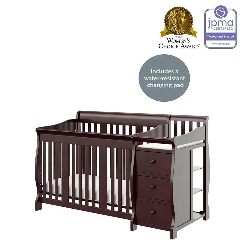 5-in-1 Convertible Crib and Changer