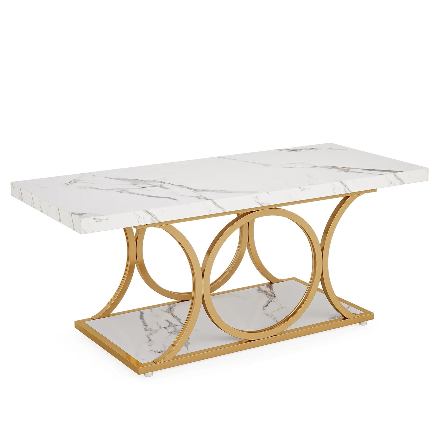 Rectangle Coffee Table, 47.24-in, Modern