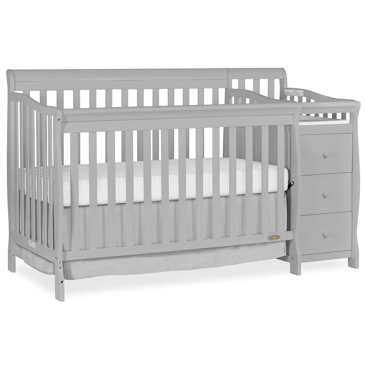 5 In 1 Convertible Crib With Changer