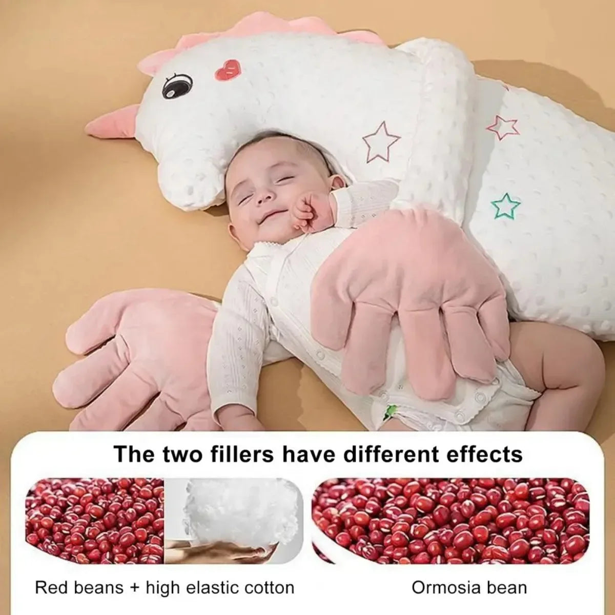 Baby Sleeping Pillow Patting Doll Soothing Electric Palm Baby Newborn Nursing Pillows Infant Calming Toy Cute Aid Sleep Pillow