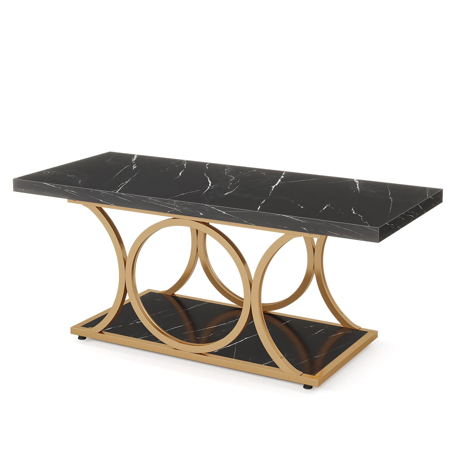 Rectangle Coffee Table, 47.24-in, Modern