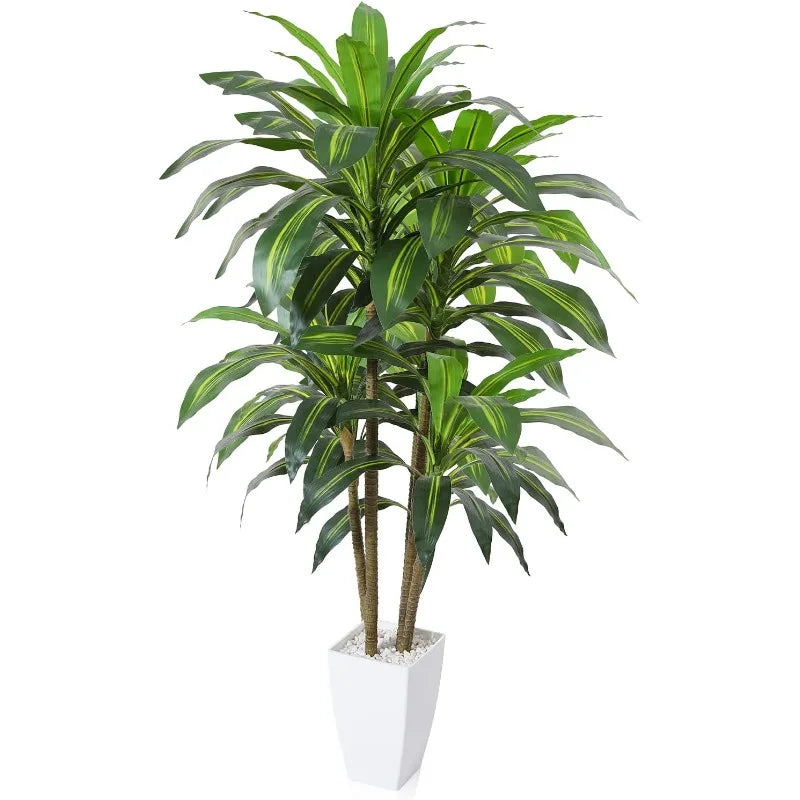 Artificial Dracaena Tree with Planter