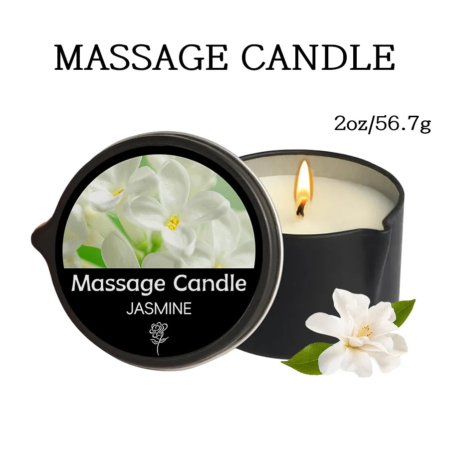 Sensual Massage Candle-Essential Oil- Six different scents