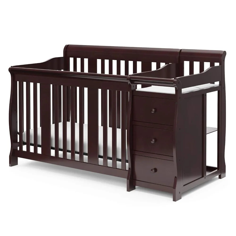 5-in-1 Convertible Crib and Changer