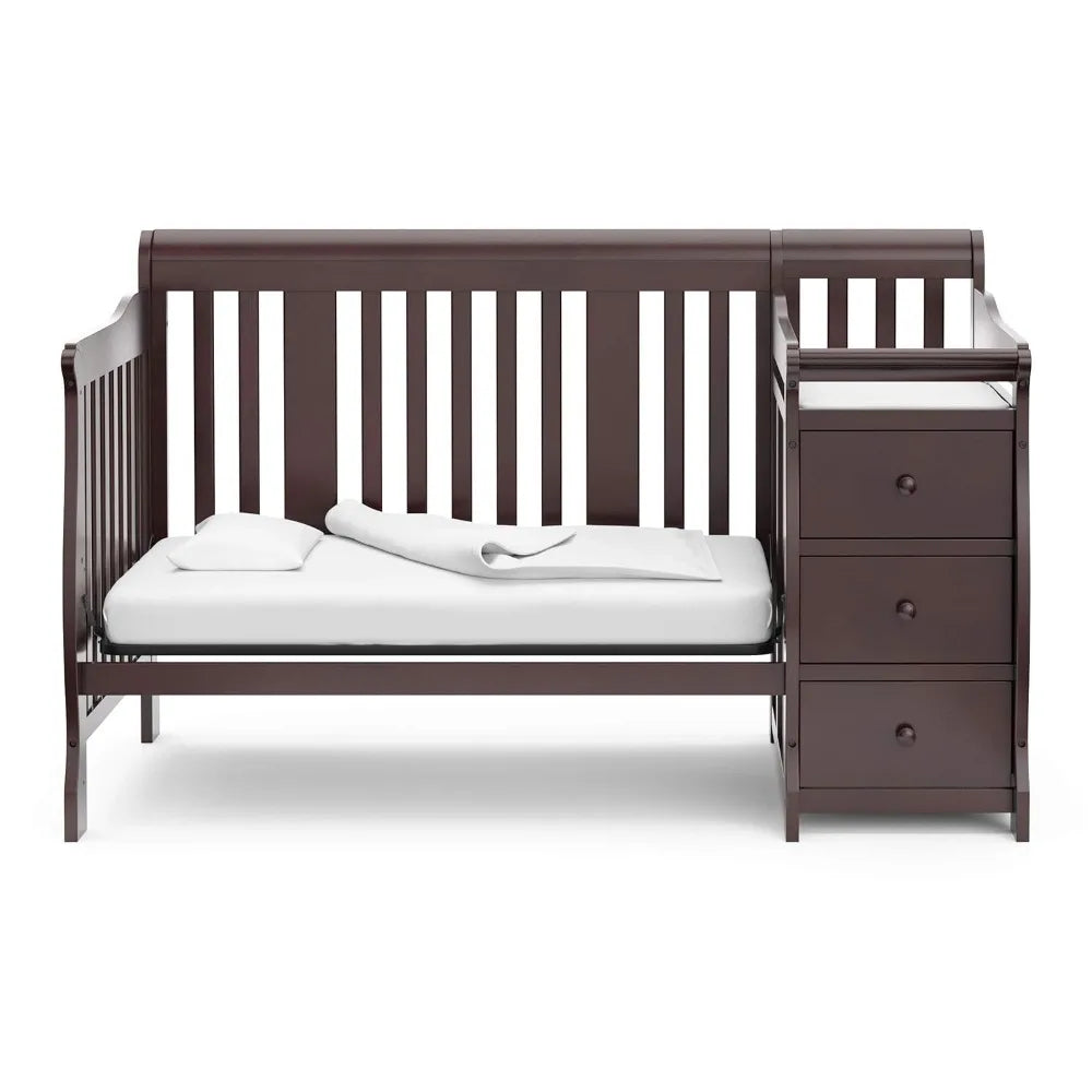 5-in-1 Convertible Crib and Changer
