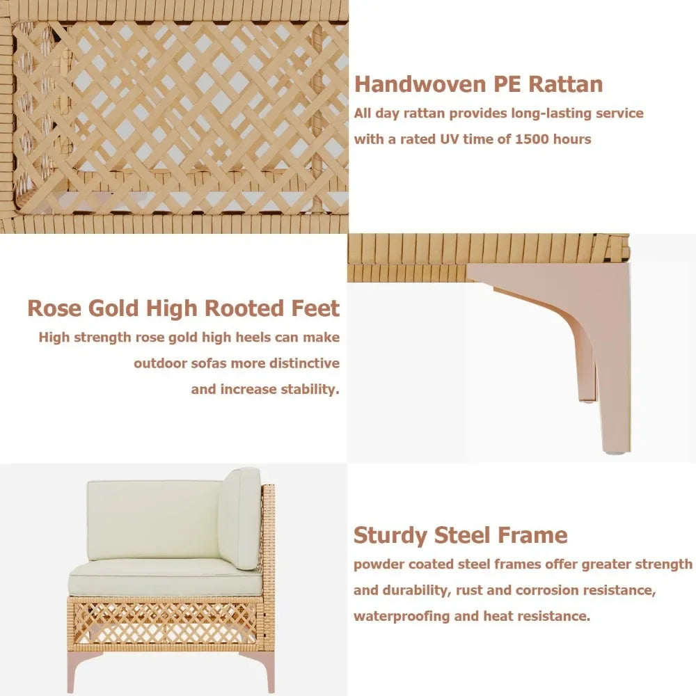 7 Piece Outdoor Patio Furniture Set