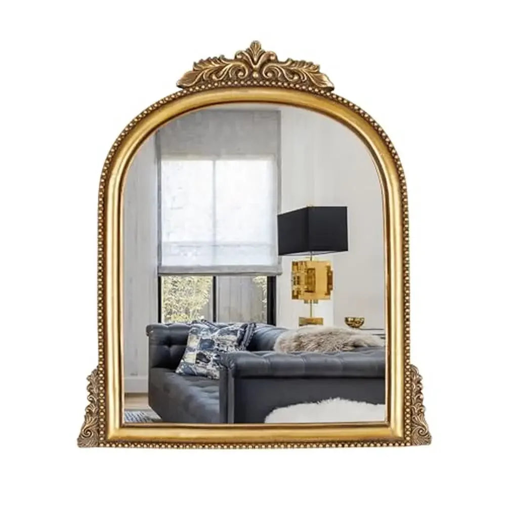 Baroque Style Gold Ornate Resin Frame Mirror