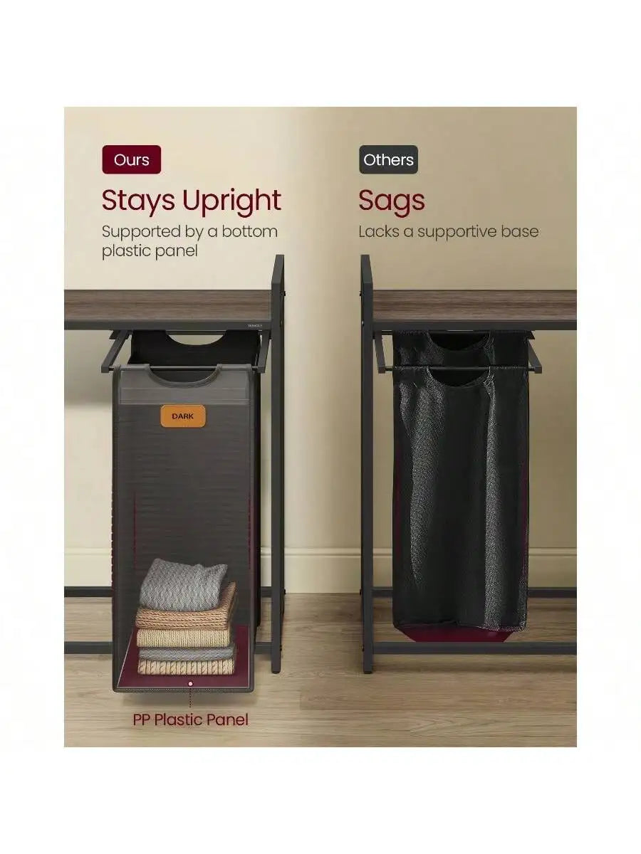 Laundry Hamper With 4 Compartments, 39.6 Gal.