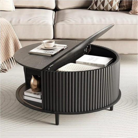 Mid Century Modern Coffee Table with Storage