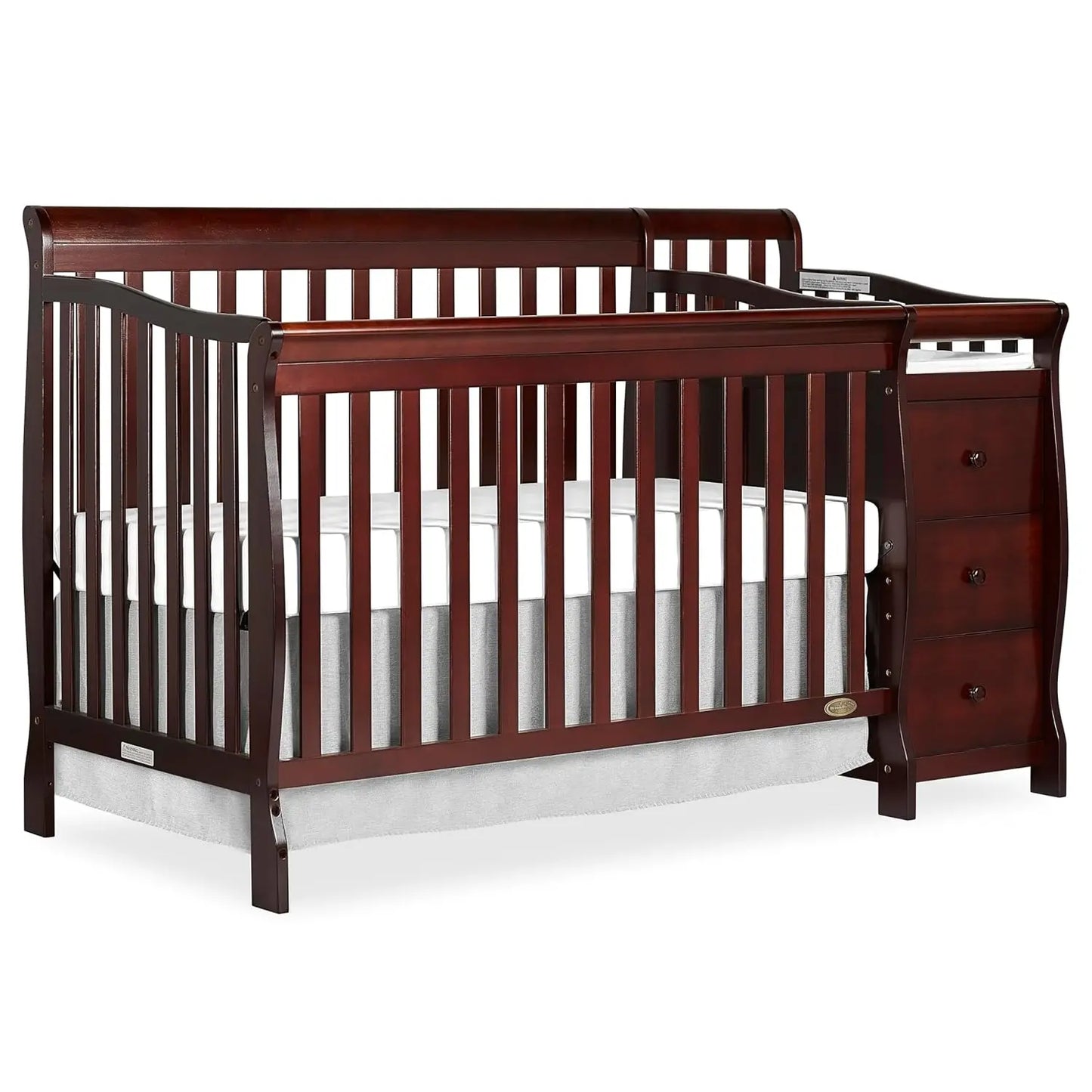 5 In 1 Convertible Crib With Changer